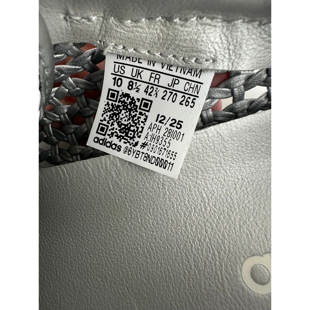 Adidas Originals Stan Smith Lo Pro Shoes Sneaker Woven Silver Metallic Womens 10
